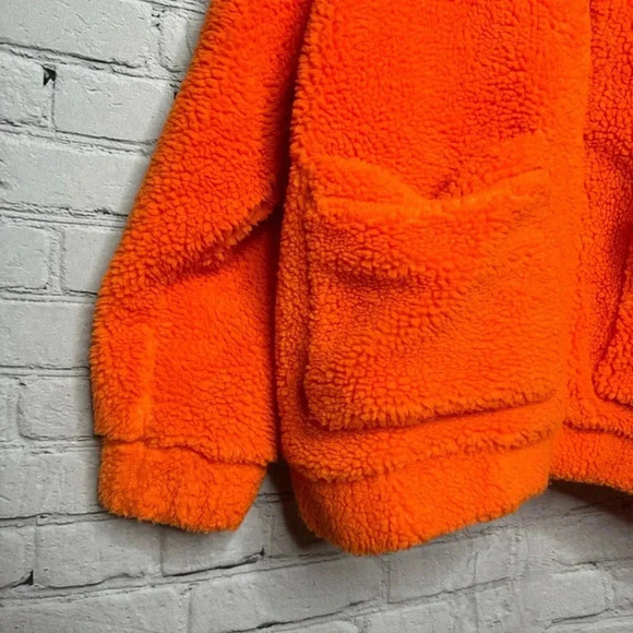I.AM.GIA Women’s Orange Pixie Teddy Coat size Small - Picture 2 of 5